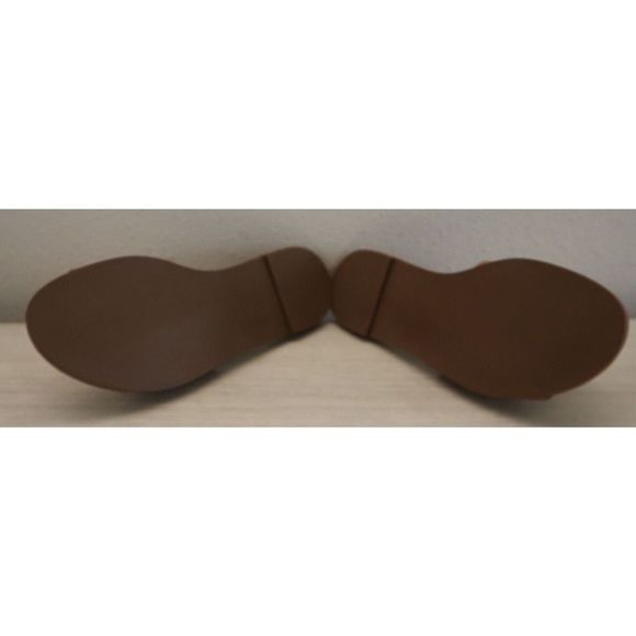 Cole Haan W27705 Women's Sz 6B Pecan Brown Flynn Logo Slide Sandals - Picture 2 of 6